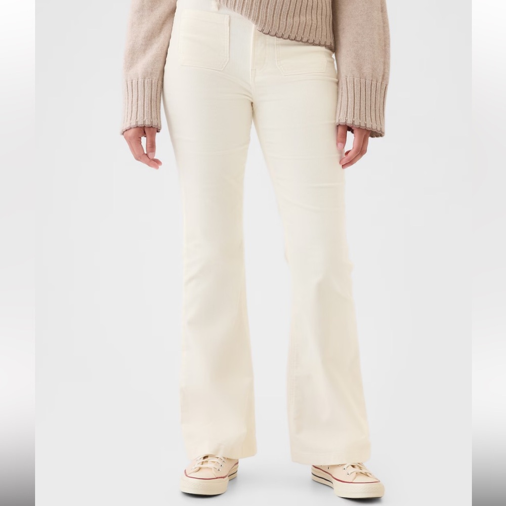 Gap High Rise 70s Flare Pant Corduroy